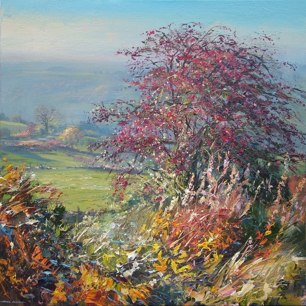 Mark Preston - red hawthorn, alport height